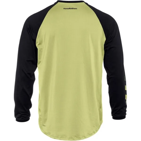HORSEFEATHERS Bike dres Spike LS - nile/black GREEN velikost M