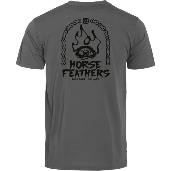 HORSEFEATHERS Funkčné tričko Reckless - castlerock GRAY velikost M