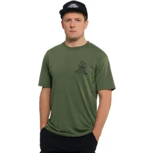 HORSEFEATHERS Funkčné tričko Reckless - thyme GREEN velikost M