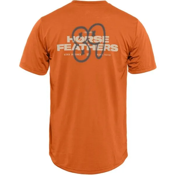 HORSEFEATHERS Bike tričko Fury - burnt orange ORANGE velikost M