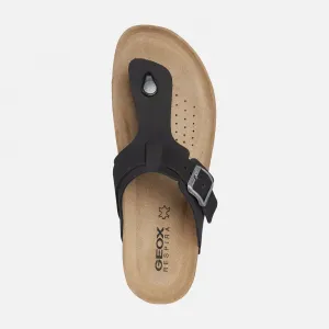 Black men's sandals Geox Ghita - Men's