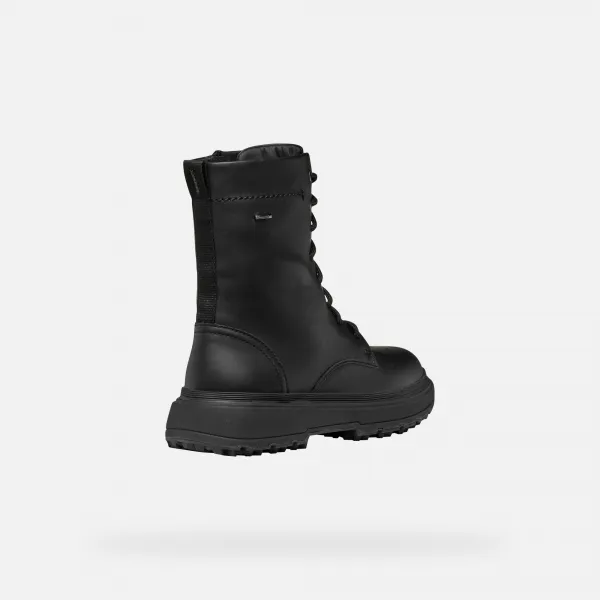 Black women's ankle boots Geox Lamidie + Grip ABX - Women's