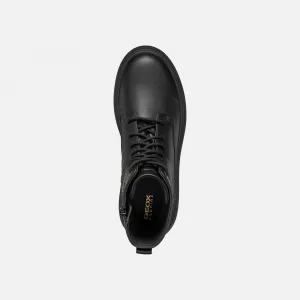 Black women's ankle boots Geox Lamidie + Grip ABX - Women's