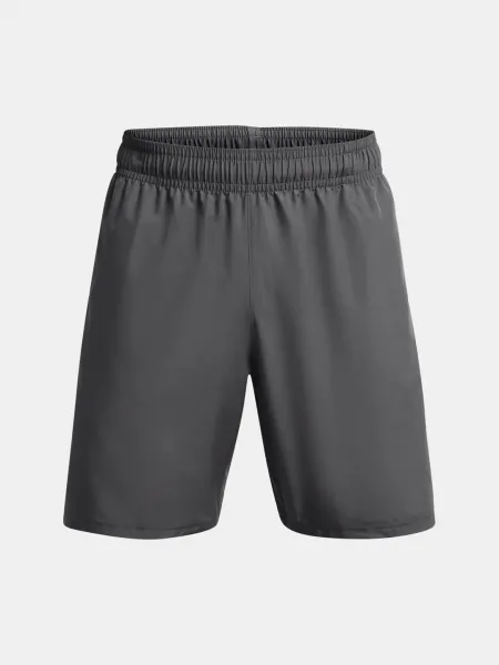 Under Armour WOVEN WORDMARK Pánske krátke nohavice, sivá, veľkosť