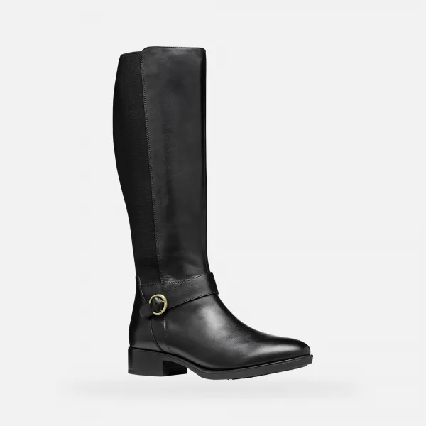 Black women's boots Geox Felicity - Women's