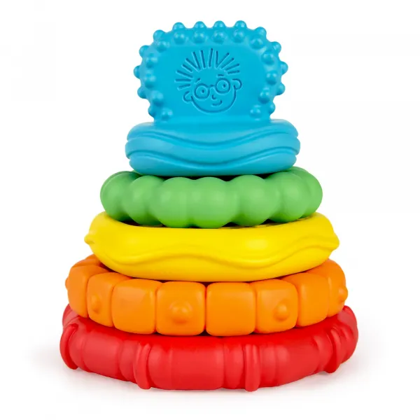 BABY EINSTEIN Hryzačka stohovacia 2v1 Stack&Teethe™ 0m+
