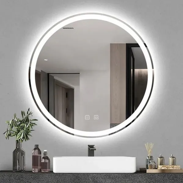 Tutumi Kulaté dotykové zrcadlo s LED osvětlením SCIENCE 80 cm