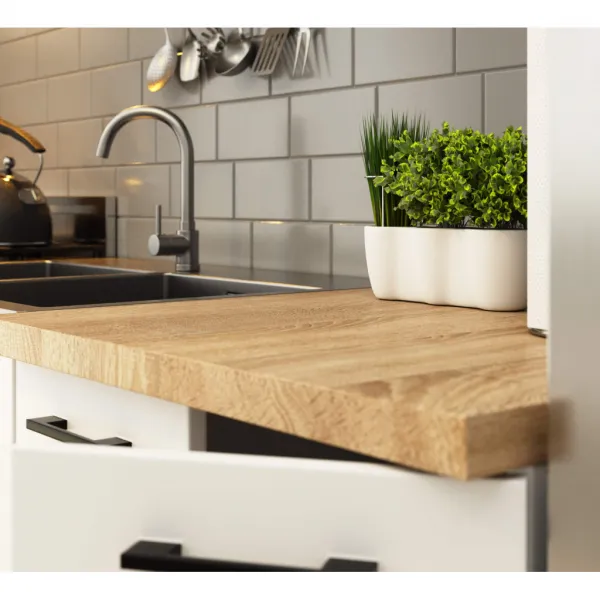 Ak furniture Kuchyňská deska Olivie S 80 cm dub sonoma