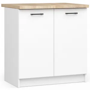 Ak furniture Kuchyňská deska Olivie S 80 cm dub sonoma