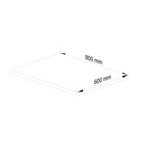 Ak furniture Kuchyňská deska Olivie S 80 cm dub sonoma