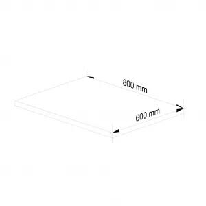 Ak furniture Kuchyňská deska Olivie S 80 cm dub sonoma