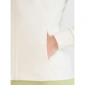 Dámska tréningová mikina so zipsom 4F SWEATSHIRT FNK F467-11S-OFF WHITE