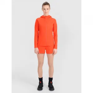 Dámska tréningová mikina so zipsom 4F SWEATSHIRT FNK F467-62S-RED