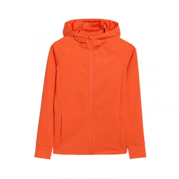 Dámska tréningová mikina so zipsom 4F SWEATSHIRT FNK F467-62S-RED