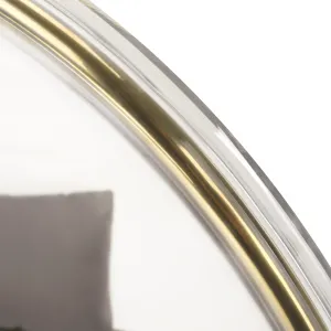 Závesné kreslo BUBBLE TYP 1 Tempo Kondela Šedá / zlatá