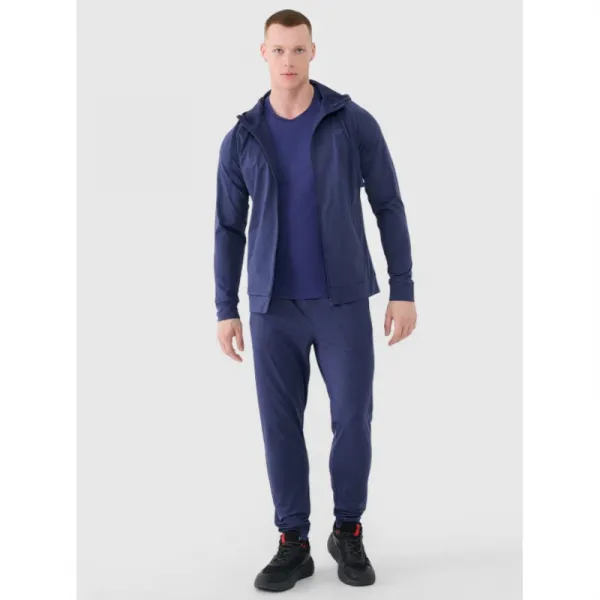 Pánske tréningové tričko s krátkym rukávom 4F TSHIRT FNK M1343-30S-DARK BLUE