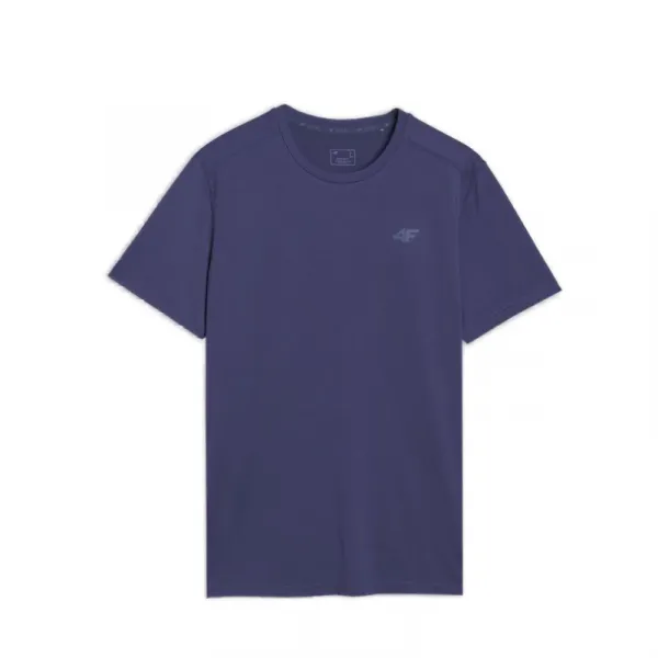 Pánske tréningové tričko s krátkym rukávom 4F TSHIRT FNK M1343-30S-DARK BLUE