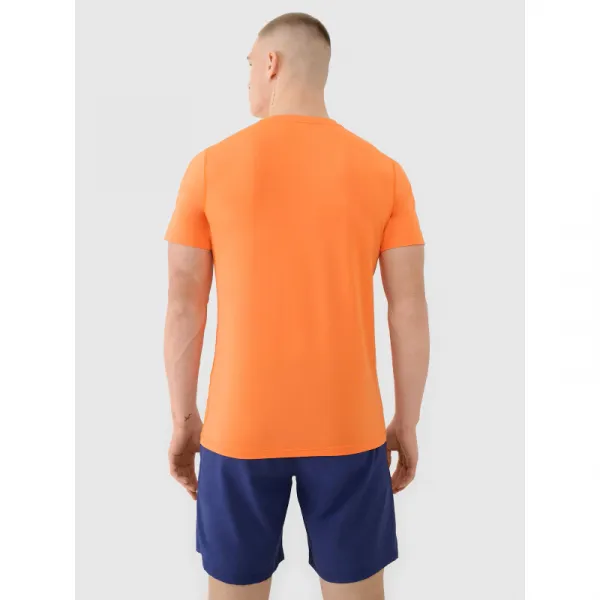 Pánske tréningové tričko s krátkym rukávom 4F TSHIRT FNK M1343-70S-ORANGE