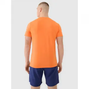 Pánske tréningové tričko s krátkym rukávom 4F TSHIRT FNK M1343-70S-ORANGE