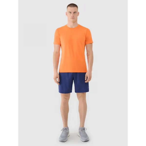 Pánske tréningové tričko s krátkym rukávom 4F TSHIRT FNK M1343-70S-ORANGE