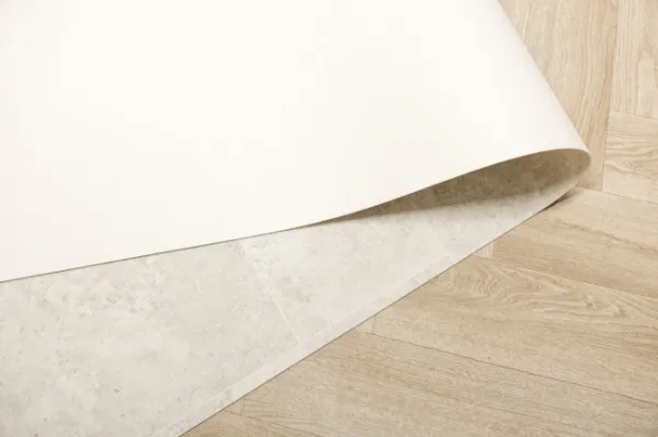 PVC podlaha Ultimate Moon betón, ivory / sivá