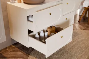 ArtCom Skrinka pod umývadlo DONNA Sand 82-80-46-2S | 80 cm