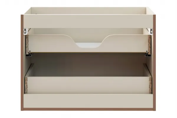 ArtCom Skrinka pod umývadlo DONNA Sand 82-80-46-2S | 80 cm