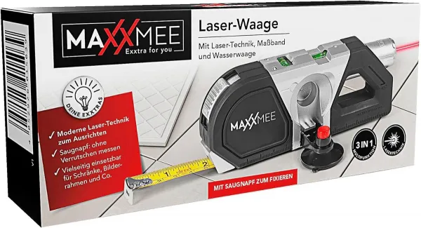Weltbild Laserová vodováha MAXXMEE 3v1