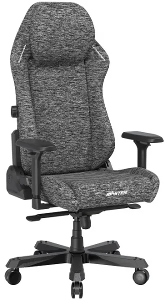 herná stolička DXRacer MASTER sivá II, látková