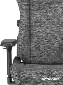 herná stolička DXRacer MASTER sivá II, látková
