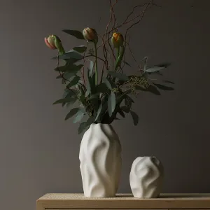Váza Drift Desert, 16 cm, vanilka - COOEE