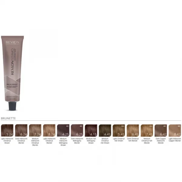 Revlon Professional Revlonissimo Colorsmetique Brunette Shades permanentná farba na vlasy pre hnedé odtiene vlasov 4.25 60 ml