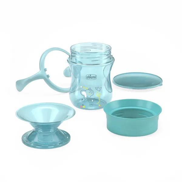 CHICCO Hrnček 360 Perfect X s držadlami teal, 12m+