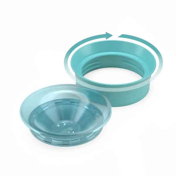 CHICCO Hrnček 360 Perfect X s držadlami teal, 12m+