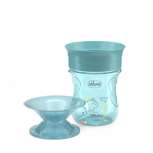 CHICCO Hrnček 360 Perfect X s držadlami teal, 12m+