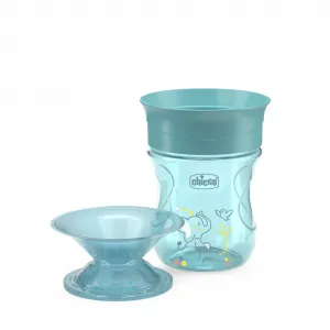 CHICCO Hrnček 360 Perfect X s držadlami teal, 12m+