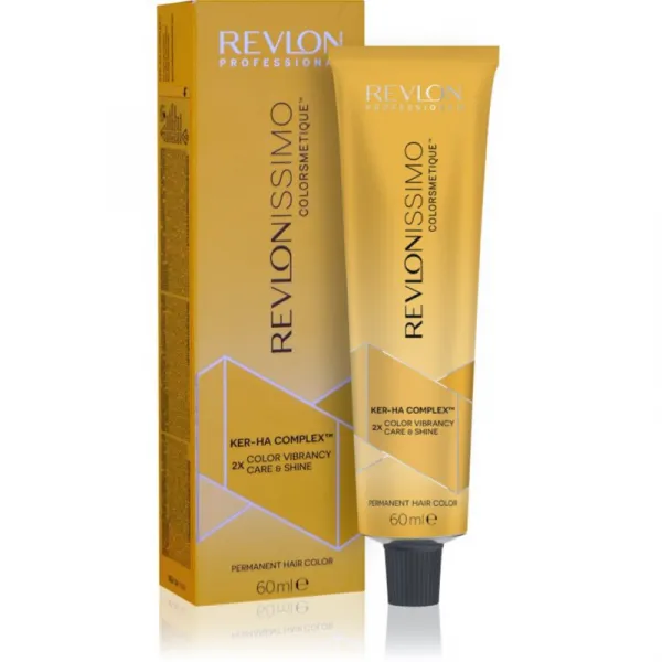 Revlon Professional Revlonissimo Colorsmetique Golden Shades permanentná farba na vlasy pre teplé odtiene blond 6.3 60 ml