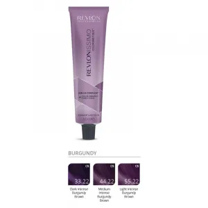 Revlon Professional Revlonissimo Colorsmetique Burgundy Shades permanentná farba na vlasy burgundy 33.22 60 ml