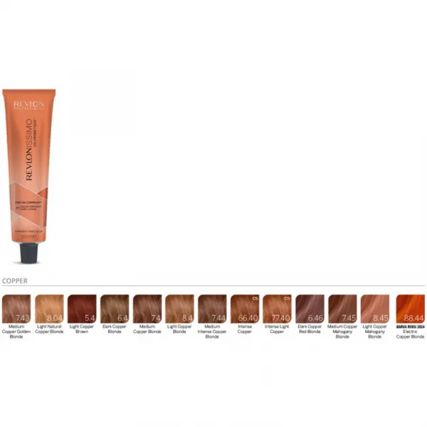 Revlon Professional Revlonissimo Colorsmetique Copper Shades permanentná farba na vlasy 8.45 60 ml