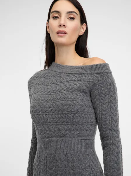 Grey Women's Sheathed Midi Dress ORSAY - Women's