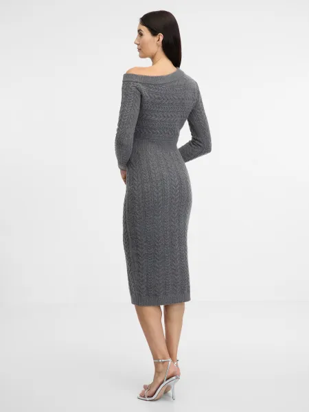 Grey Women's Sheathed Midi Dress ORSAY - Women's