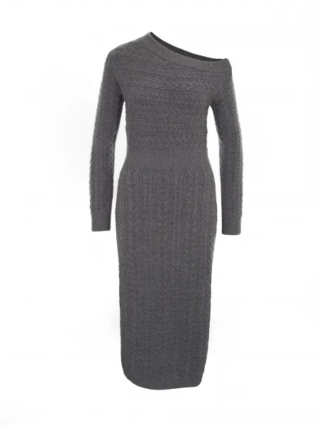 Grey Women's Sheathed Midi Dress ORSAY - Women's