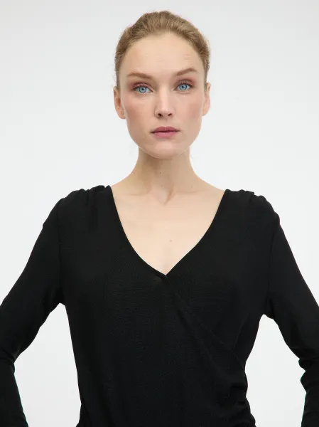 Black Women's Bodysuit with Long Sleeves ORSAY - Women's