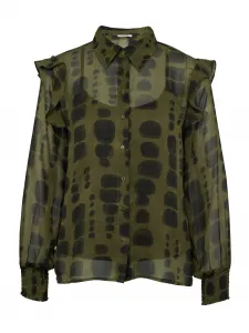 Green Women's Collared Blouse ORSAY - Women's