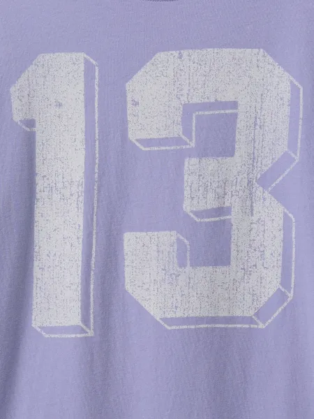 GAP Children's oversize T-shirt Varsity - Girls