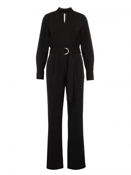 Black women's long-sleeved jumpsuit ORSAY - Women's