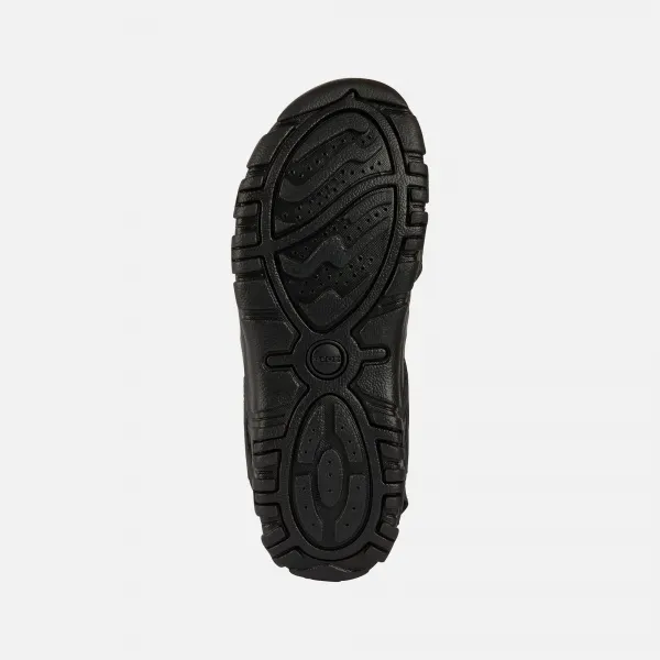 Black Men's Sandals Geox Strada - Men's