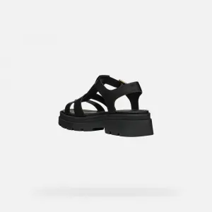 Black women's sandals Geox Adacter S - Women's