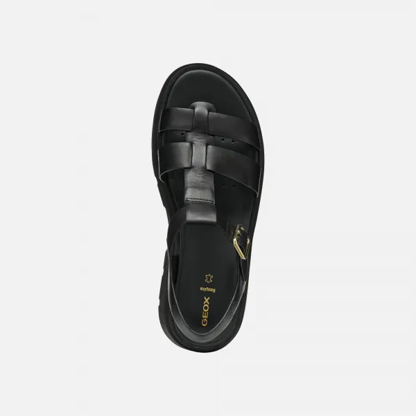 Black women's sandals Geox Adacter S - Women's