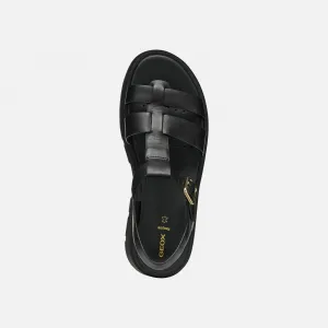 Black women's sandals Geox Adacter S - Women's